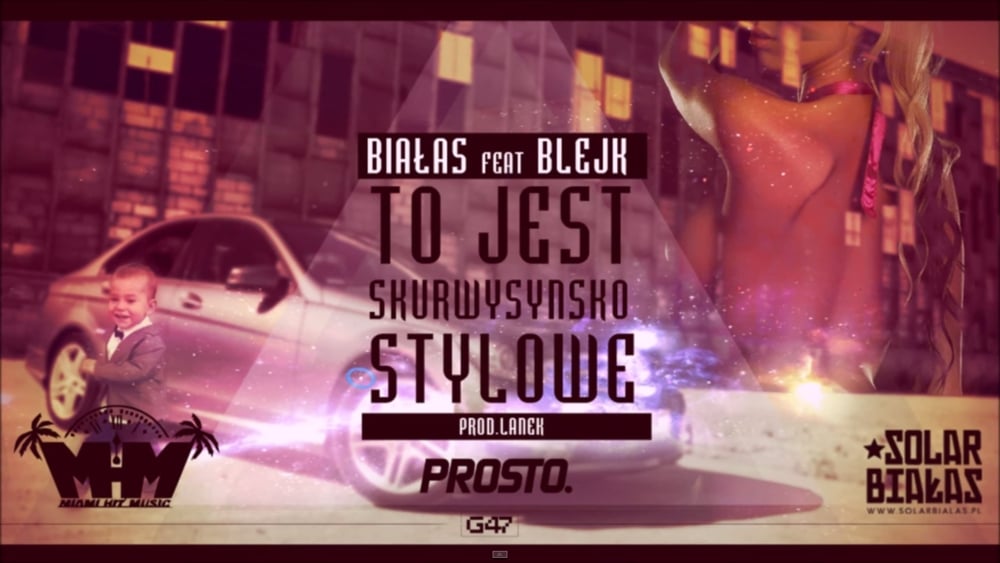 Album cover art for "To jest skurwysyńsko stylowe" by Białas & Blejk