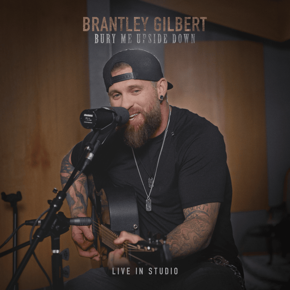 Album cover art for "Bury Me Upside Down (Live In Studio)" by Aaron Lewis