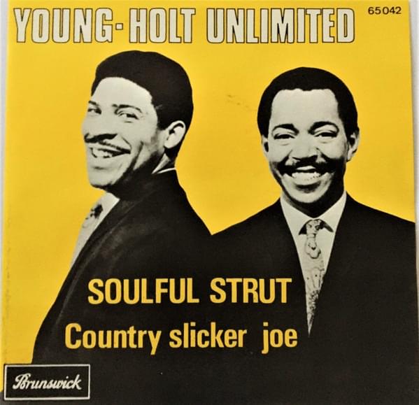 Album cover art for "Soulful Strut" by Young-Holt Unlimited