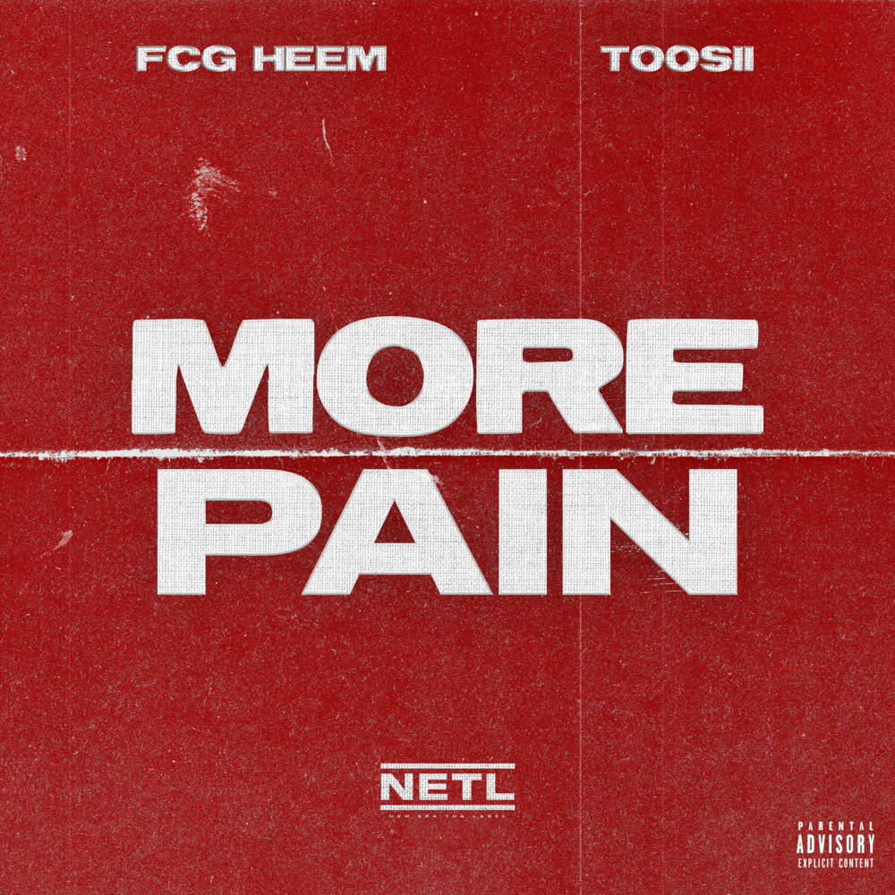 Album cover art for "More Pain" by FCG Heem & Toosii