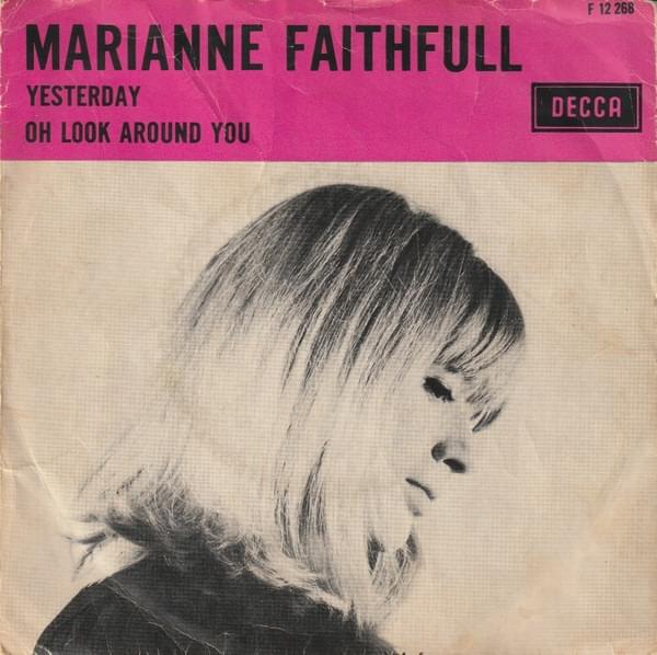 Album cover art for "Yesterday" by Marianne Faithfull