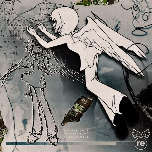 Album cover art for "save;File-9" by kuru & carna 007 & Lucy Bedroque