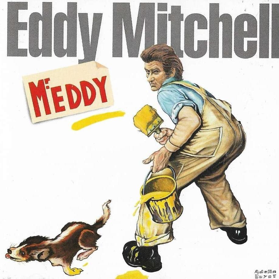 Album cover art for "Un portrait de Norman Rockwell" by Eddy Mitchell