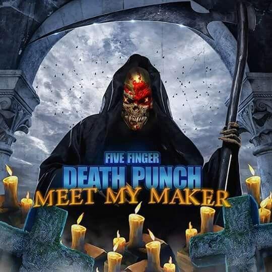 Album cover art for "Meet My Maker" by Five Finger Death Punch