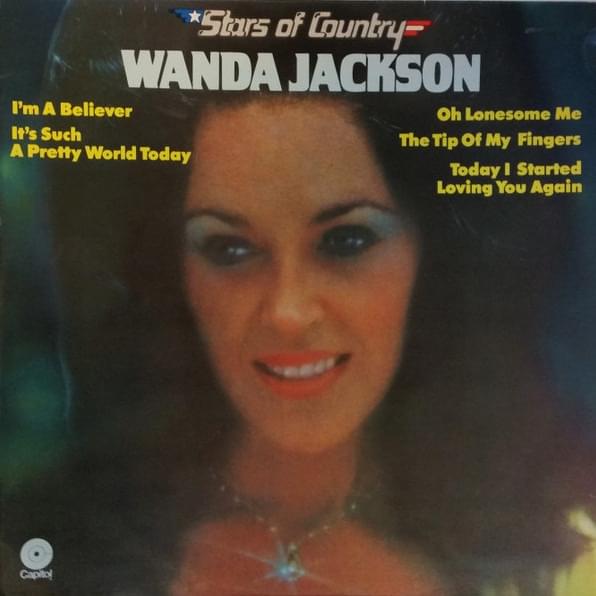 Album cover art for "Today I Started Loving You Again" by Wanda Jackson