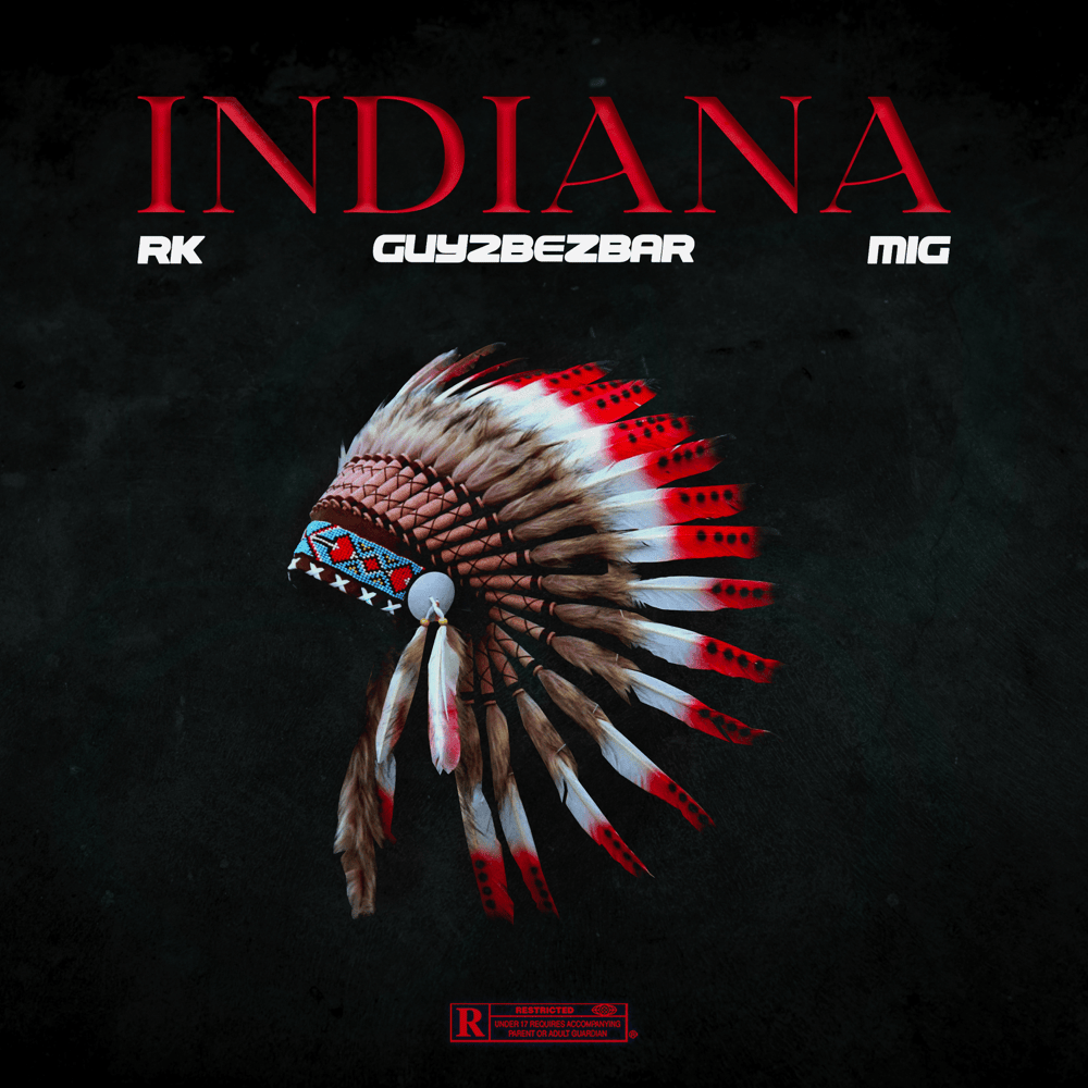 Album cover art for "Indiana" by RK