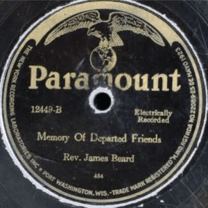 Memory Of Departed Friends by Rev. James Beard