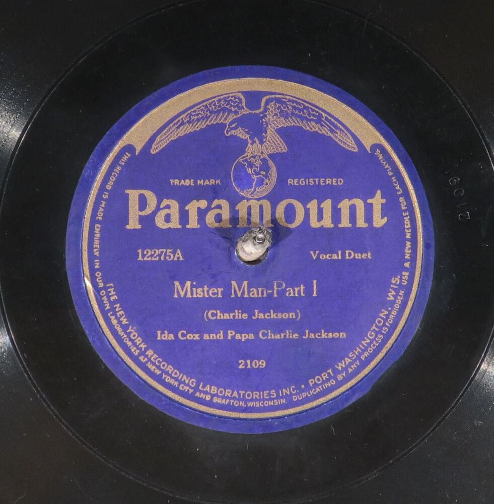 Mister Man - Part I by Ida Cox and Papa Charlie Jackson