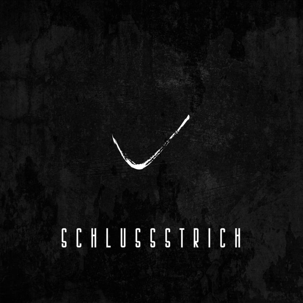 Album cover art for "Schlussstrich" by HeXer & Iggi Tarn