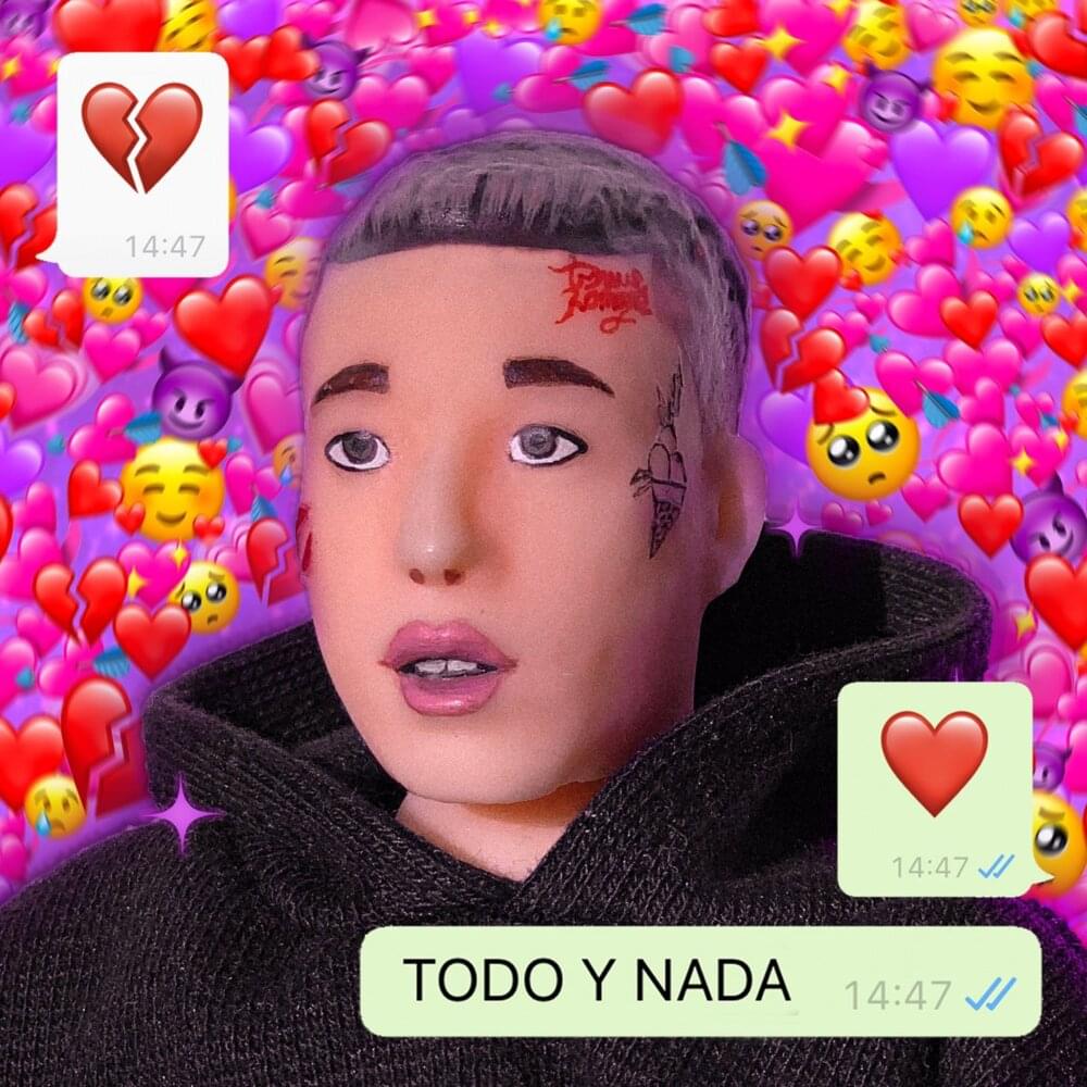 Album cover art for "Todo y Nada" by Kaydy Cain