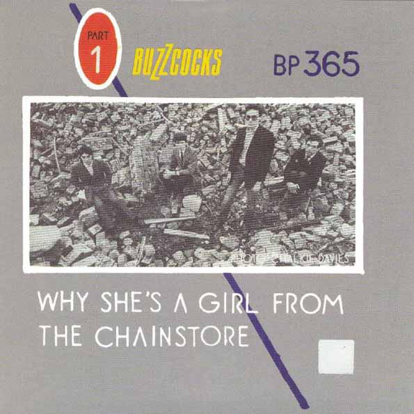 Album cover art for "Why She’s A Girl From The Chainstore" by Buzzcocks