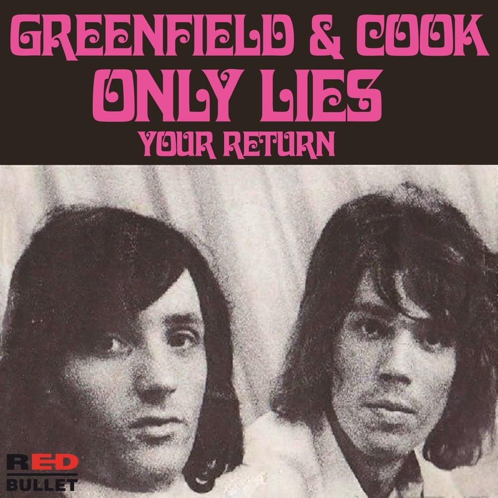 Album cover art for "Only Lies" by Greenfield & Cook