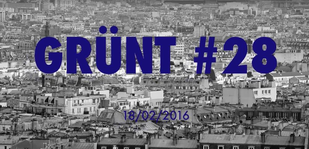 Album cover art for "Grünt #28" by Grünt & Jazzy Bazz
