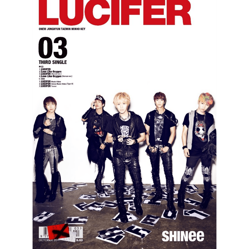Album cover art for "Love Like Oxygen -Japanese ver.-" by SHINee