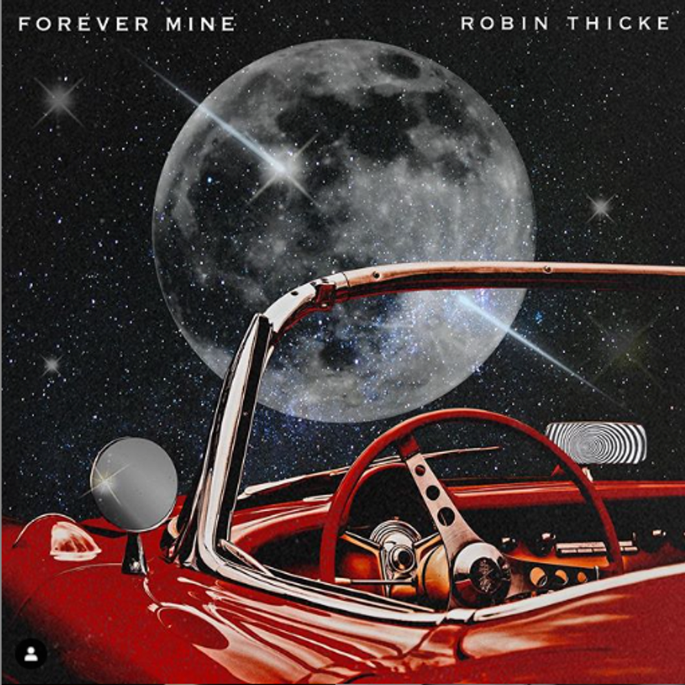 Album cover art for "Forever Mine" by Robin Thicke