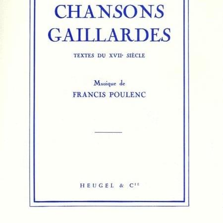Couplets bachiques by Francis Poulenc