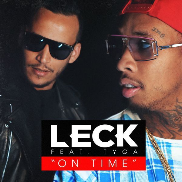 Album cover art for "On time" by Leck & Tyga