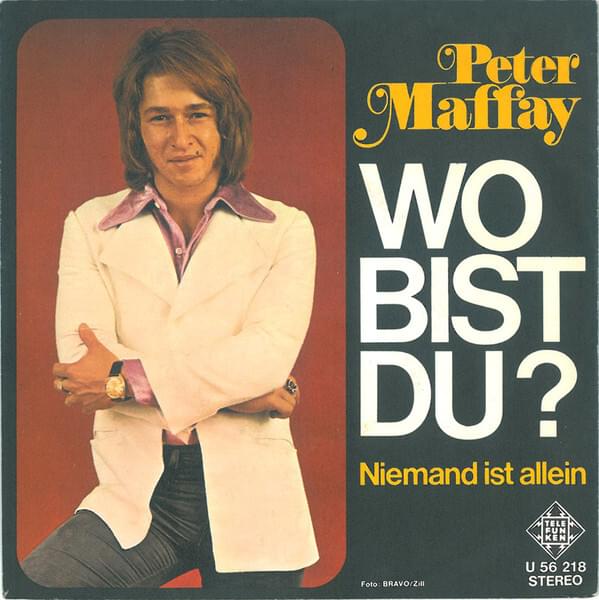Album cover art for "Wo bist du?" by Peter Maffay