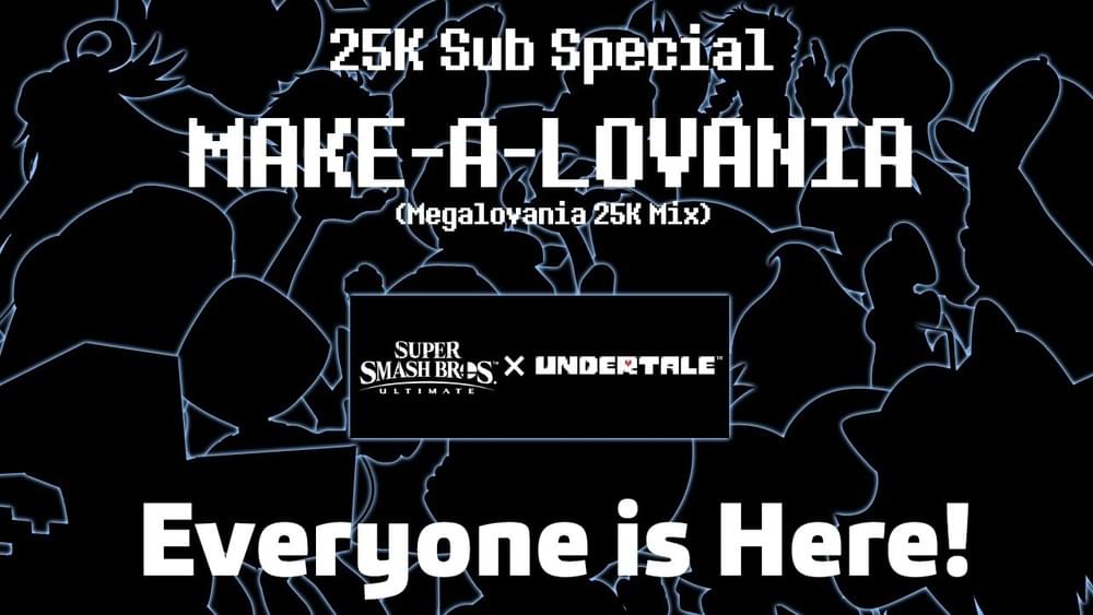 Album cover art for "Make-A-Lovania! (MEGALOVANIA [SSBU]) - Super Smash Bros. Ultimate/UNDERTALE Cover" by Juno Songs