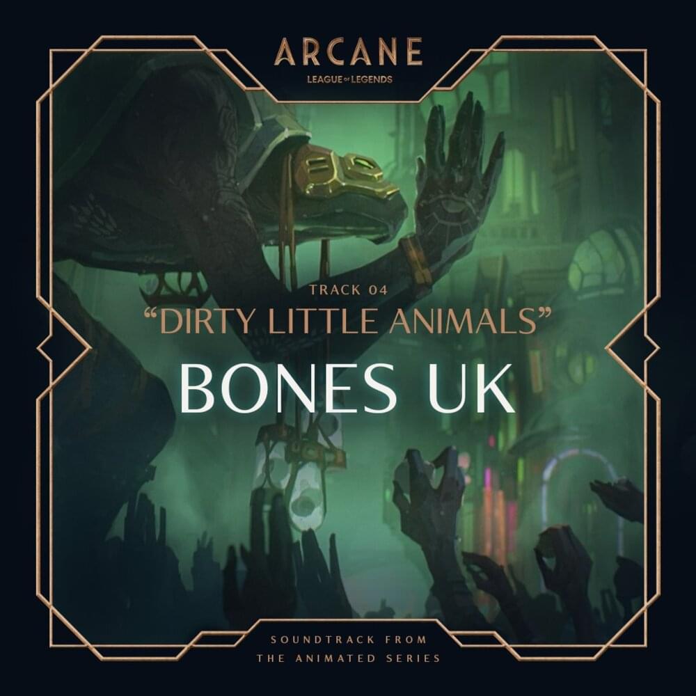 Album cover art for "Dirty Little Animals" by BONES UK
