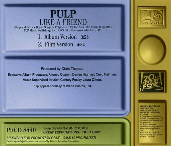 Like a Friend by Pulp