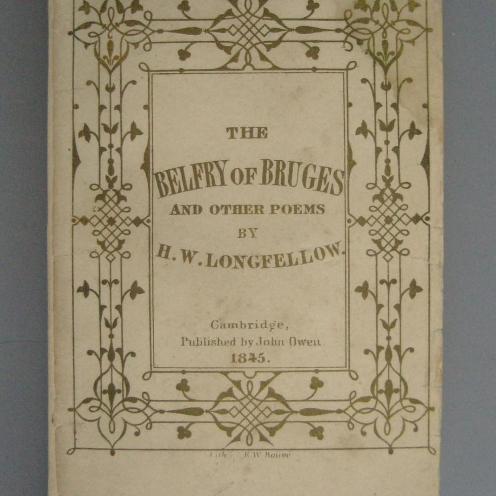 Cover image for The Belfry of Bruges and Other Poems