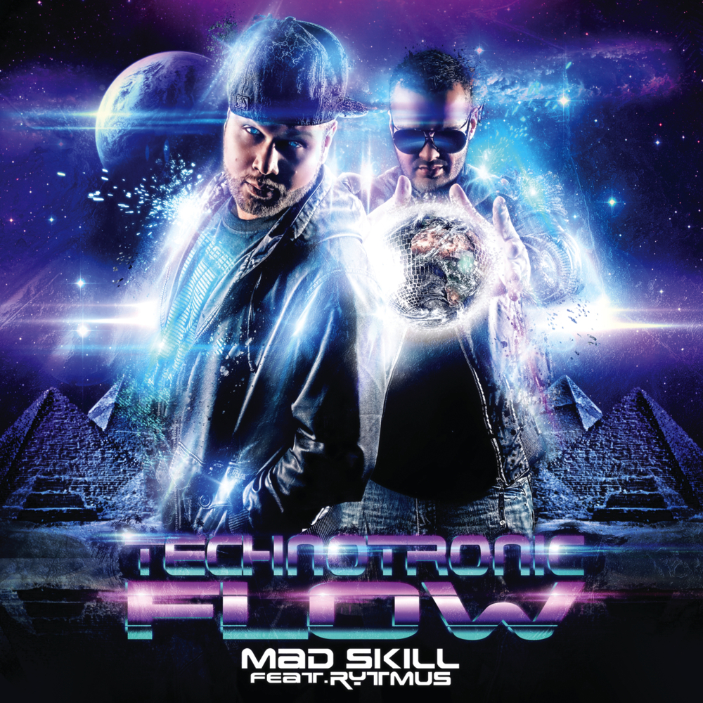 Album cover art for "Technotronic Flow" by MadSkill & Rytmus