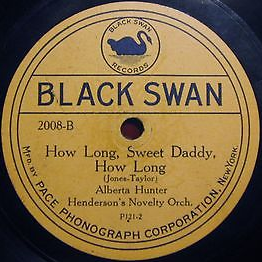 Album cover art for "How Long, Sweet Daddy, How Long" by Alberta Hunter