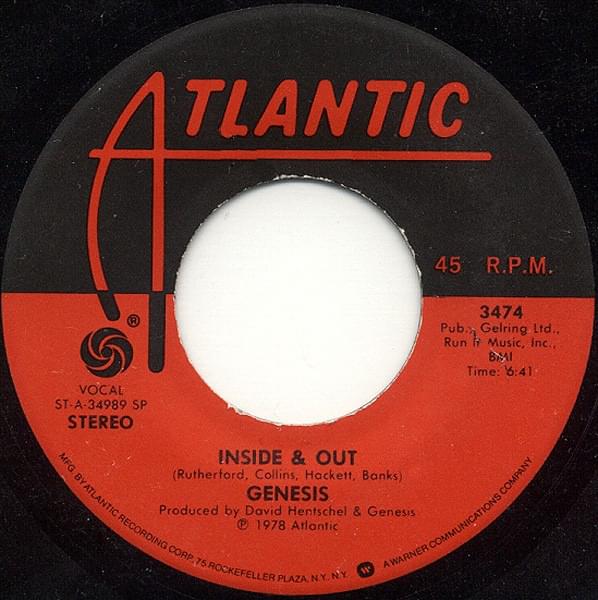 Album cover art for "Inside and Out" by Genesis