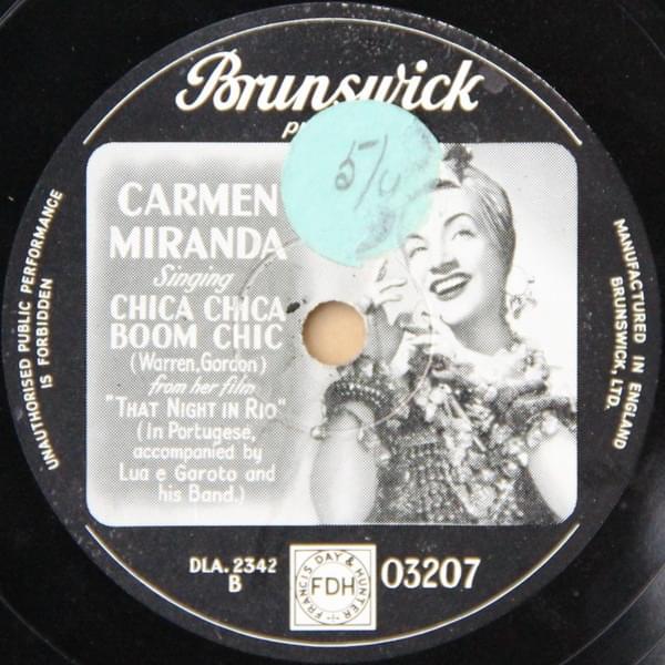 Chica Chica Boom Chic by Carmen Miranda