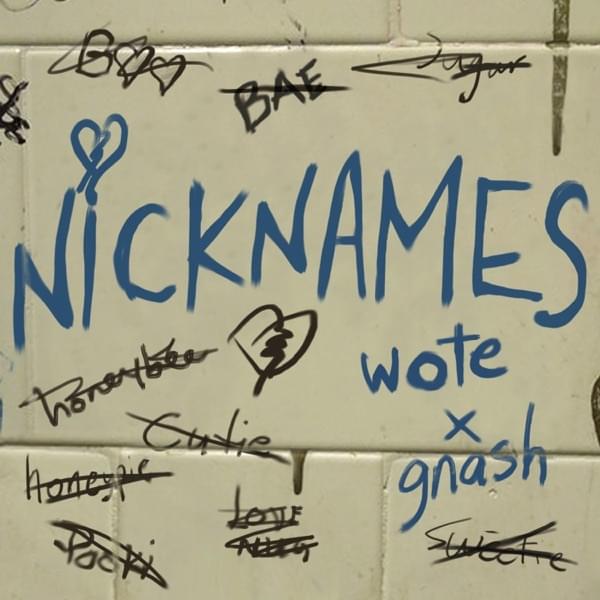 Album cover art for "Nicknames" by Walk off the Earth & gnash