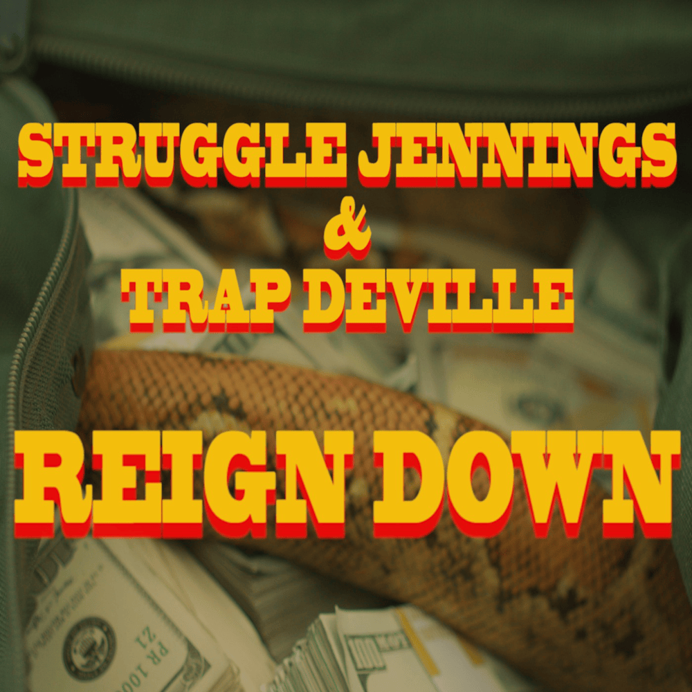 Album cover art for "Reign Down" by Struggle Jennings