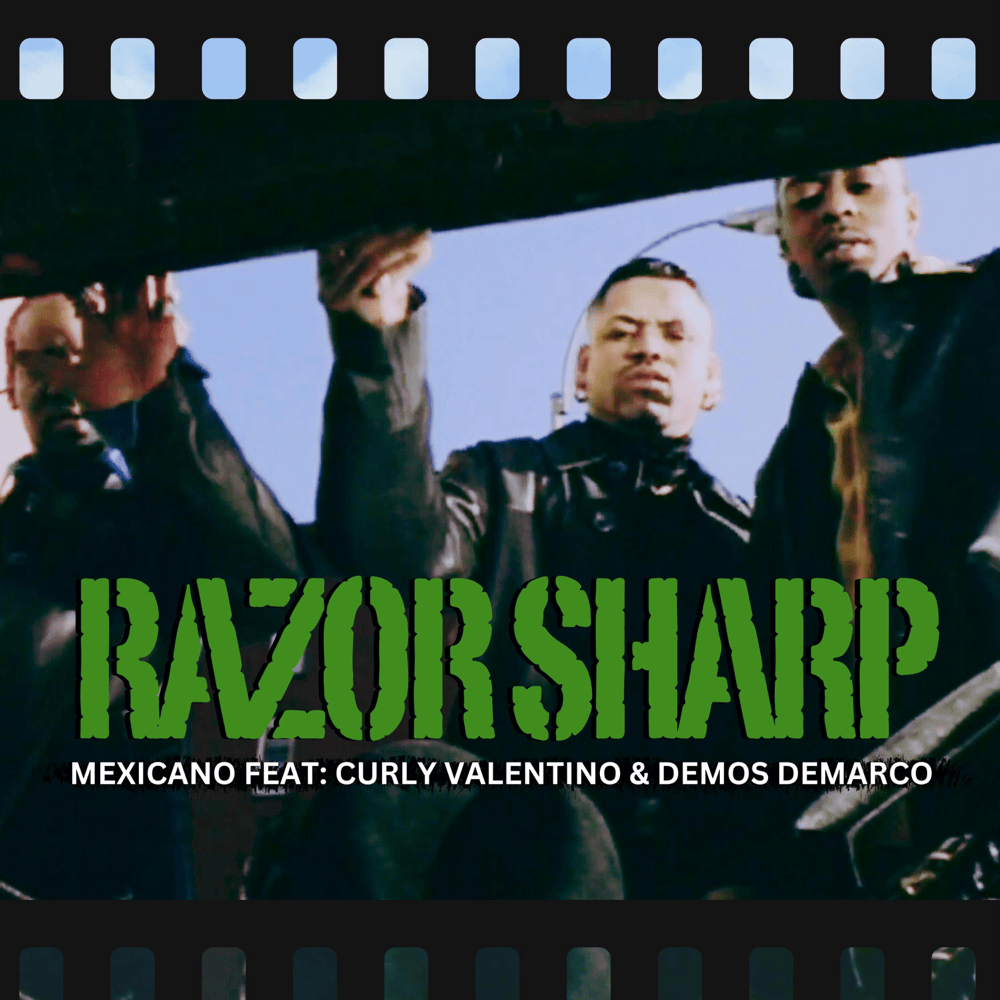 Album cover art for "Razor Sharp" by Boricua Guerrero Productions