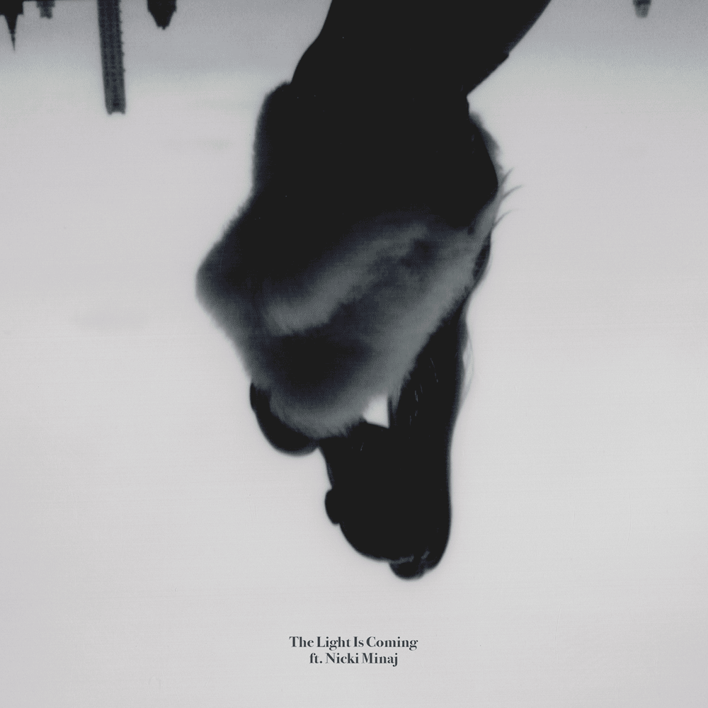 Album cover art for "the light is coming" by Ariana Grande & Nicki Minaj