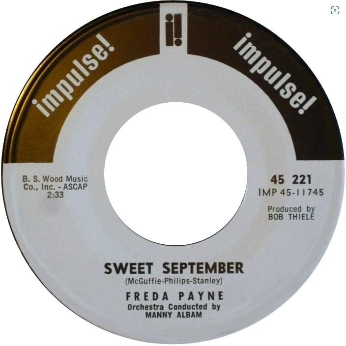 Sweet September by Freda Payne