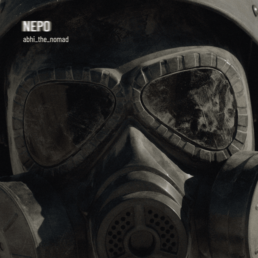 Album cover art for "Nepo" by Abhi the Nomad