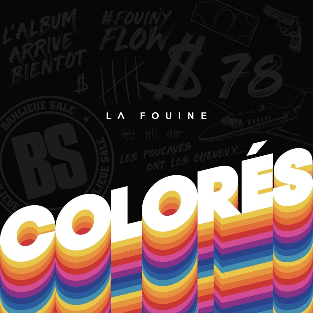 Album cover art for "Colorés" by La Fouine