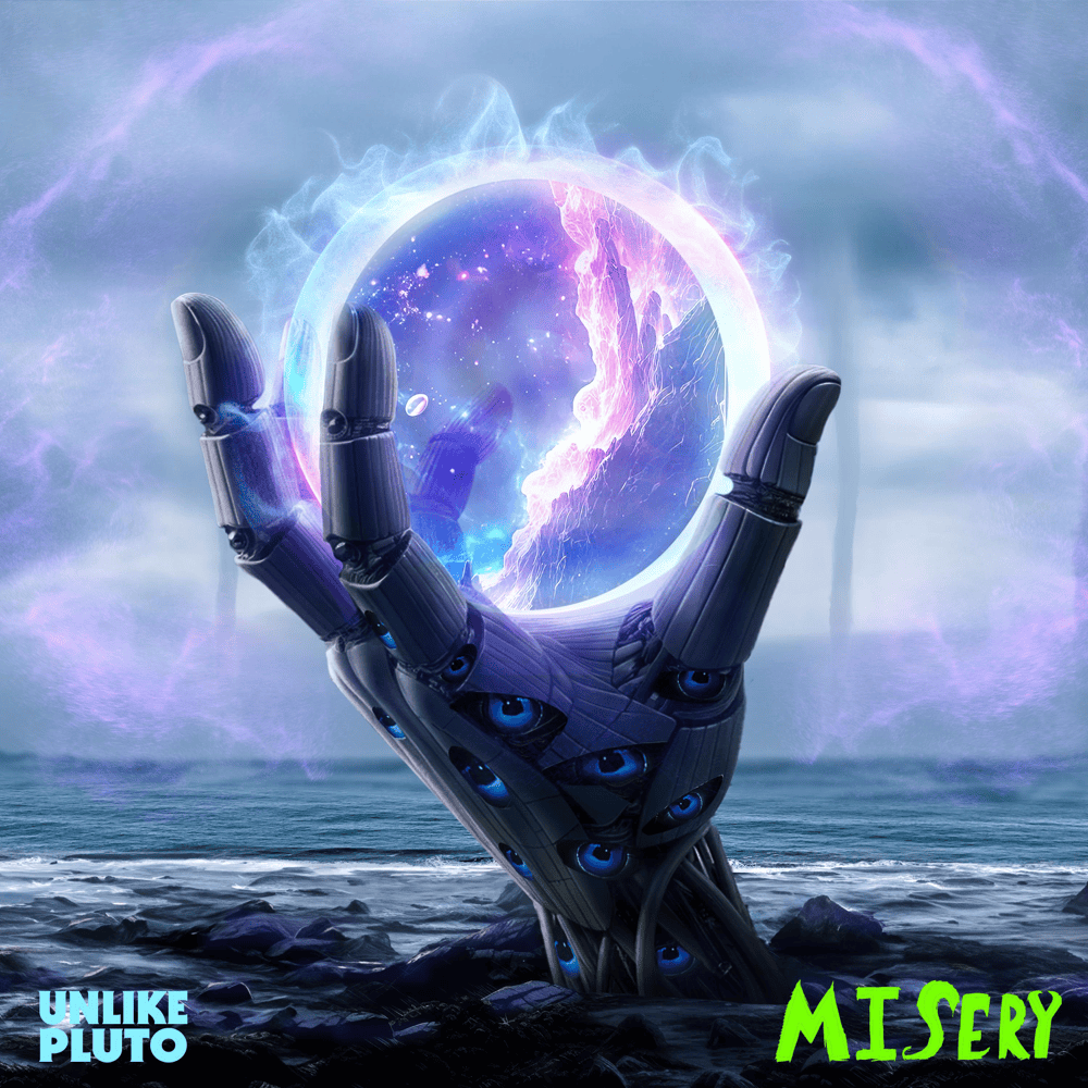 Album cover art for "Misery" by Unlike Pluto