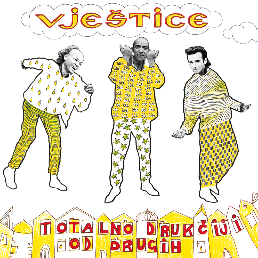 Album cover art for "Totalno drukčiji od drugih" by Vještice