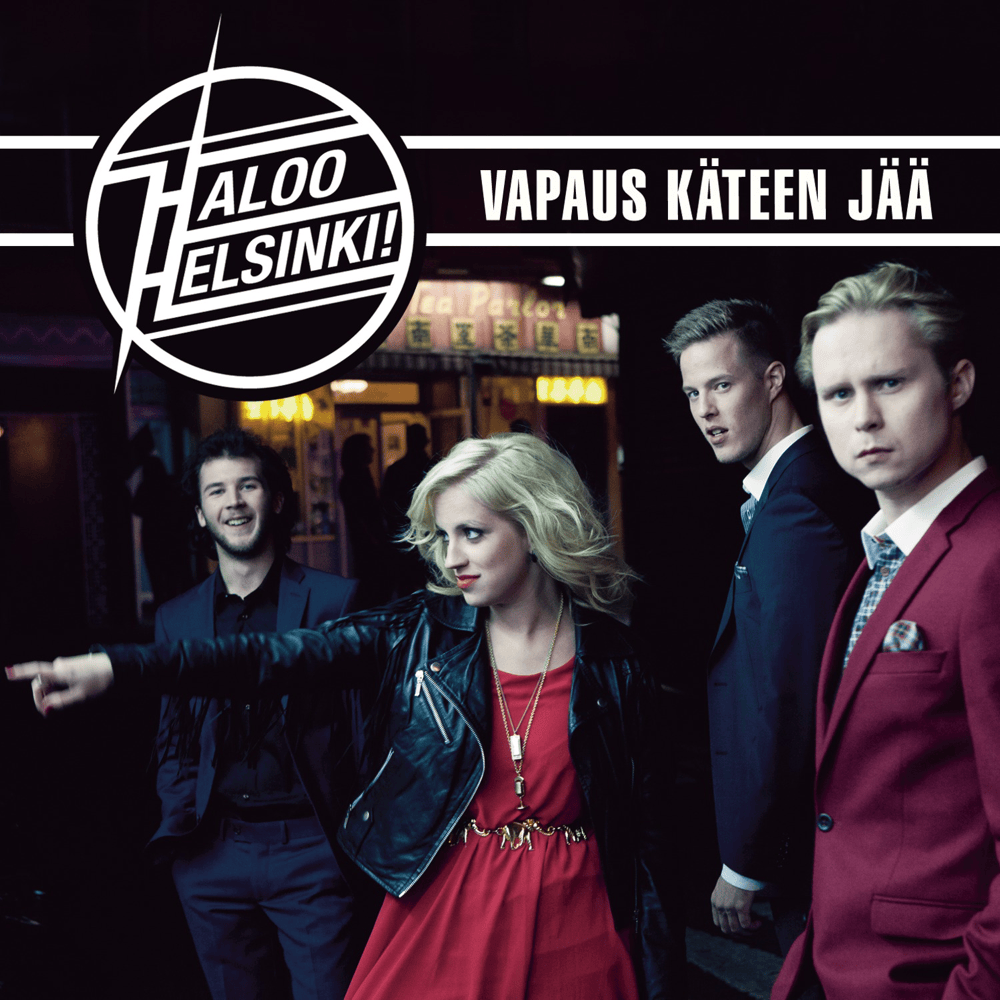 Album cover art for "Vapaus käteen jää" by Haloo Helsinki!