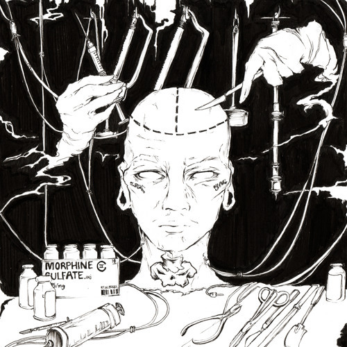 Album cover art for "Hound From The Sound" by Rozz Dyliams