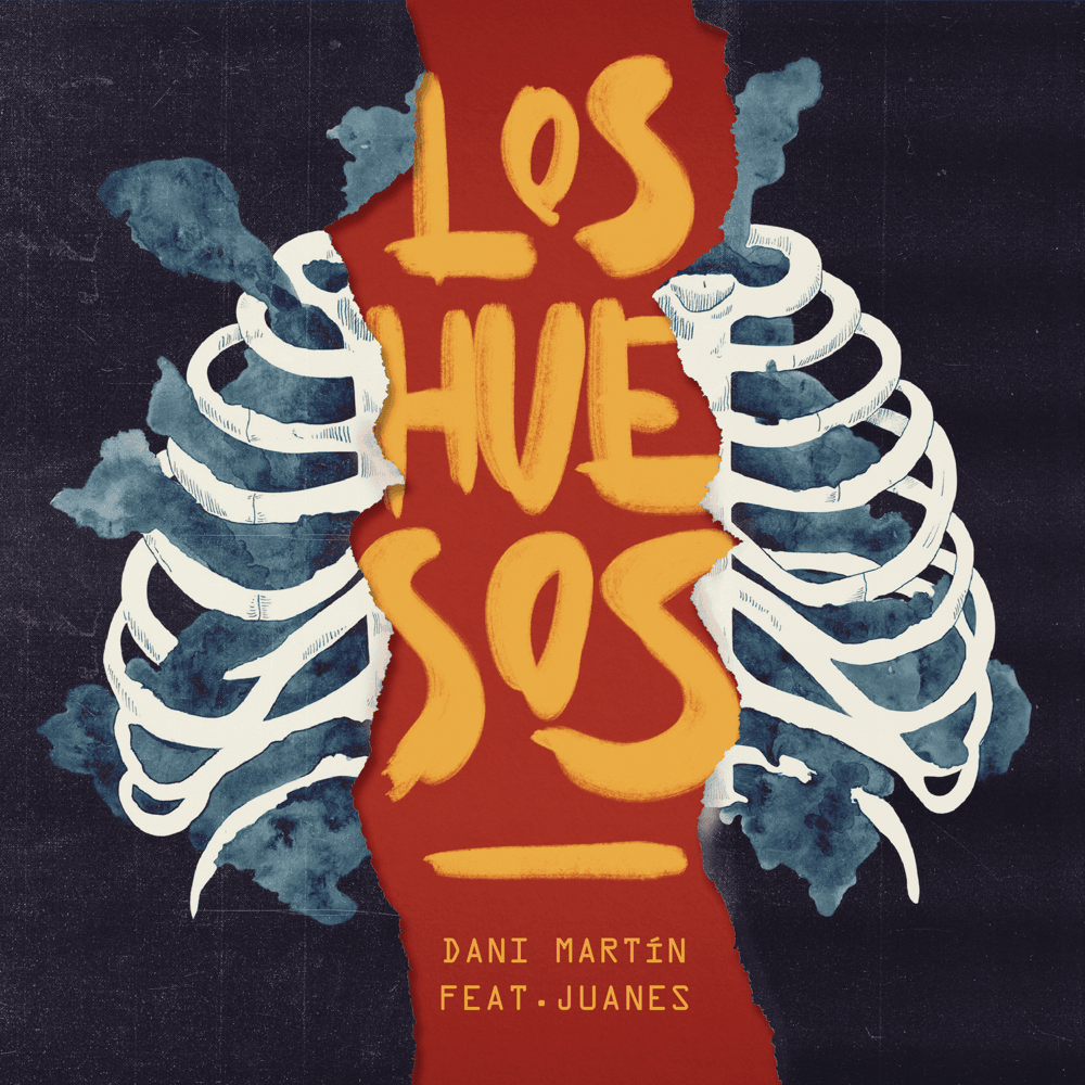 Album cover art for "Los Huesos" by Dani Martín
