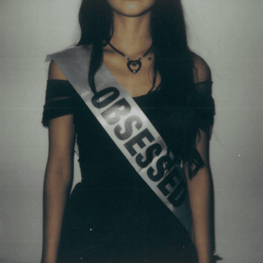 Album cover art for "obsessed" by Olivia Rodrigo