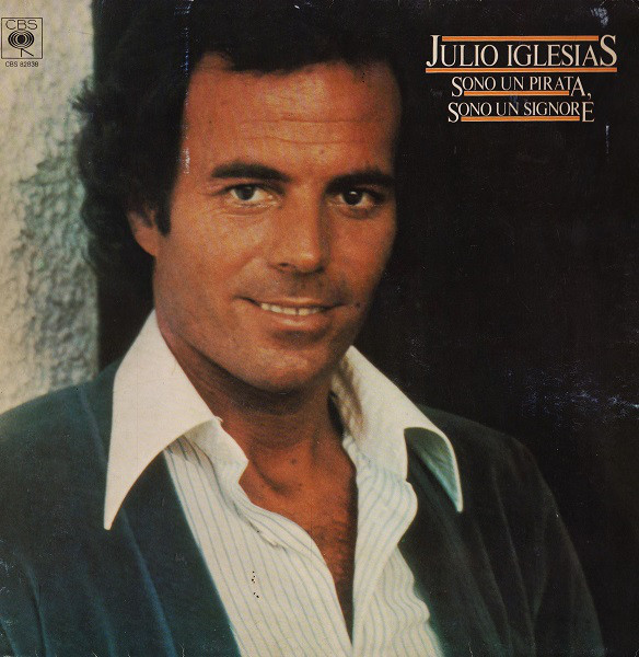 Album cover art for "Sono un pirata, sono un signore" by Julio Iglesias