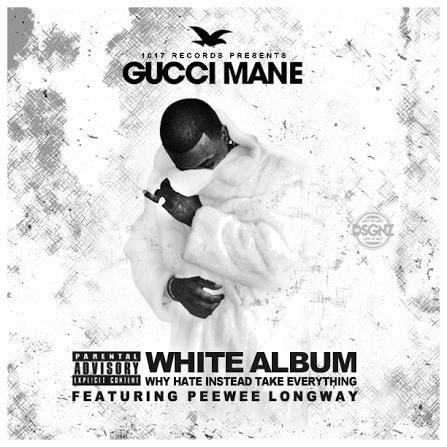 Album cover art for "Pourin" by Gucci Mane & Jose Guapo
