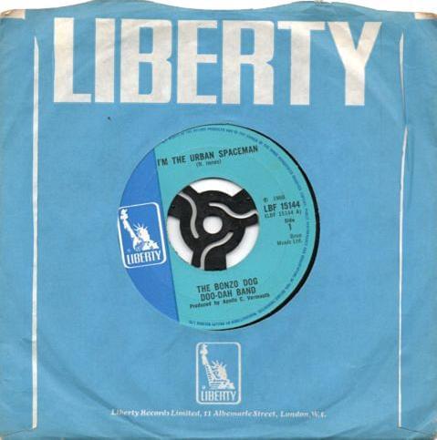 I’m the Urban Spaceman by Bonzo Dog Doo-Dah Band