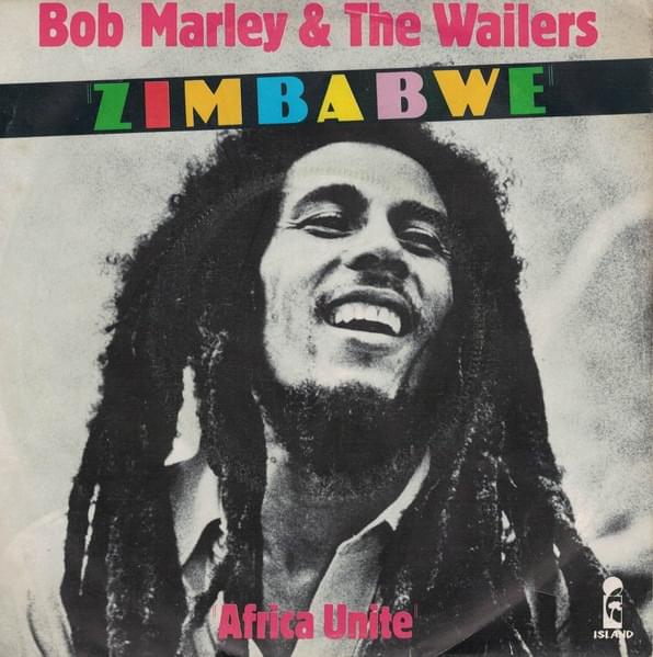 Album cover art for "Africa Unite" by Bob Marley & The Wailers