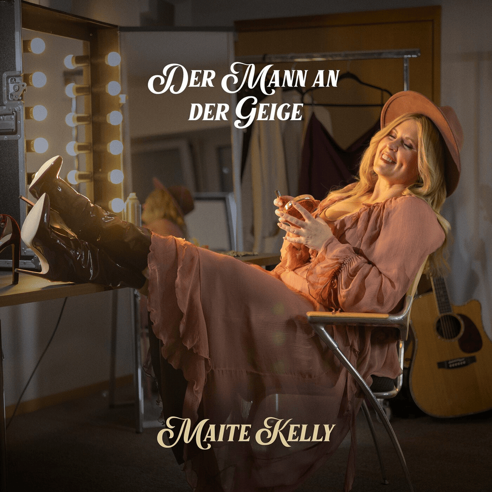 Album cover art for "Der Mann an der Geige" by Maite Kelly