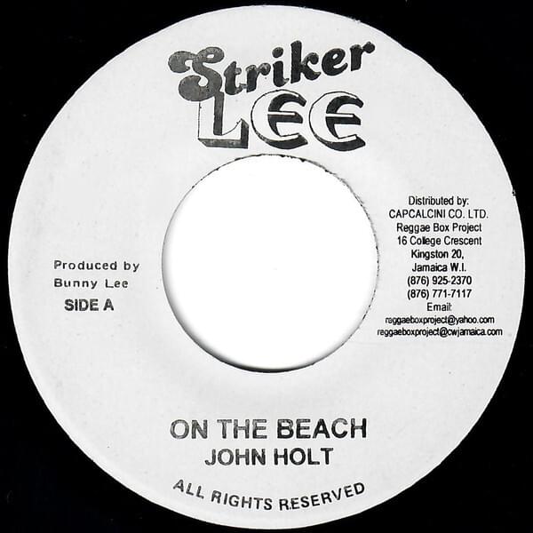 Album cover art for "On the Beach" by John Holt