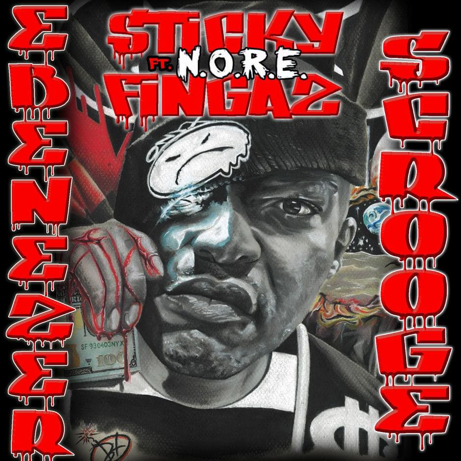 Album cover art for "Ebenezer Scrooge" by Sticky Fingaz & N.O.R.E.
